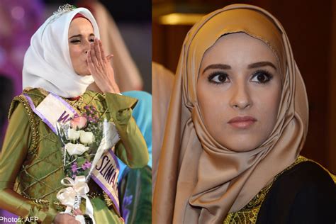 Tunisian Wins Muslim Beauty Pageant Calls For Free Palestine Women World News Asiaone
