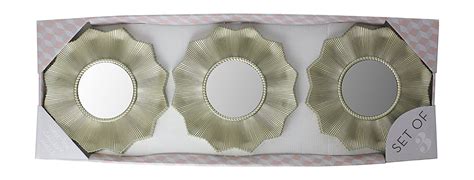 Shop modern mirrors, art, frames, shelves & ledges at west elm®. 3 Piece Decorative Mirror Set, Wall Accent Display (Gold ...