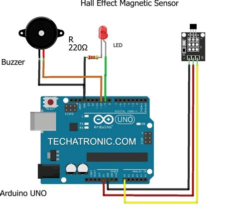 Interfacing A3144 Hall Effect Sensor With Arduino Uno 45 Off