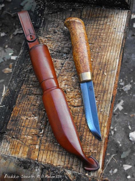 Scandinavian Style Puukko And Sheath Hunting Knife Bushcraft Knives Knife
