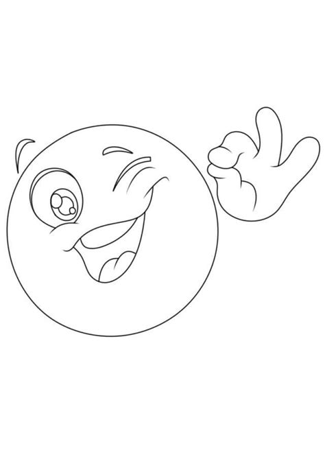 Awesome Smiley Face Coloring Page Download Print Or Color Online For
