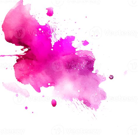 Free Pink Watercolor Paint Splash Isolated 17257663 Png With