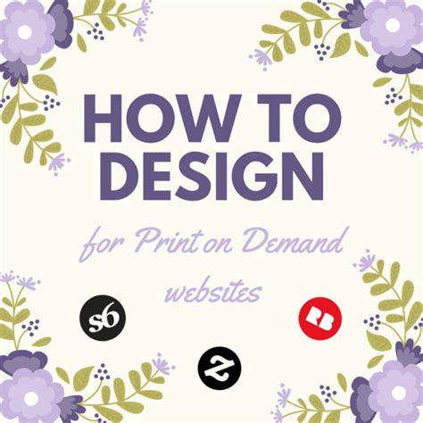 How To Design For Print On Demand Websites Julie Erin Designs