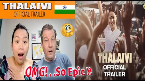 Thalaivi Official Trailer Hindi Kangana Ranaut Arvind Swamy