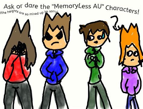 Ask Or Dare Memoryless Au Characters By Tomtord Trash On Deviantart