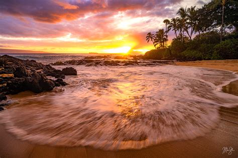 Secret Sunset Secret Beach Maui Hawaii Mickey Shannon Photography
