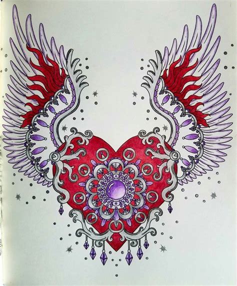 Coloring books intended for adults are not the average book you would buy your child. Magical Dawn by Hanna Karlzon | Adult coloring inspiration ...