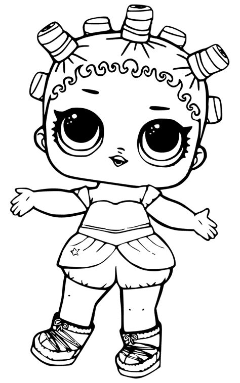 Lol Dolls Printable Coloring Pages At Free Printable