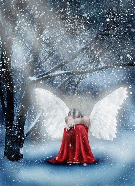 Winter Sadness Fantasy Kunst 3d Fantasy Angels Among Us Angels And Demons Fairy Angel Angel