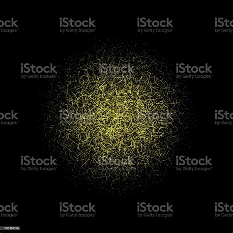 Bingkai Lingkaran Emas Dengan Glitter Dan Kilau Vector Ilustrasi Stok