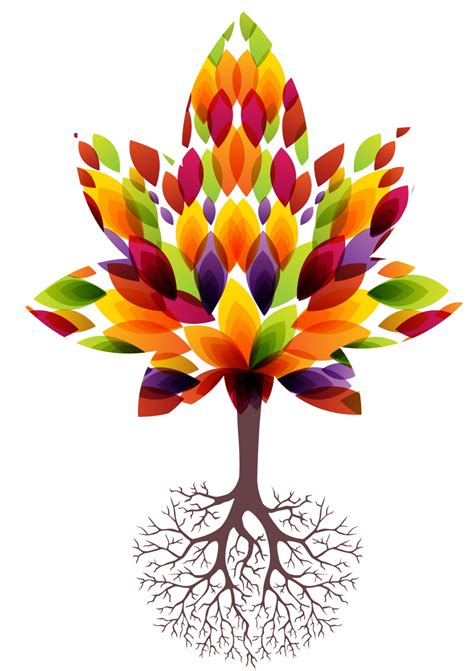 Decorative Tree And Roots 133099 Free Ai Eps Download 4 Vector