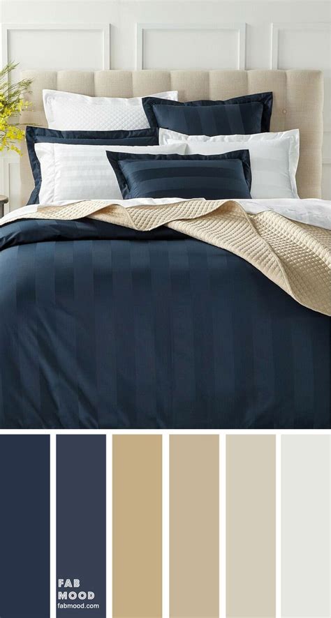 Beige Dark Blue And Grey Color Scheme For Bedroom Dark Blue Bedrooms