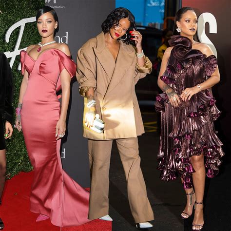 Rihannas 25 Best Red Carpet Looks Vogue