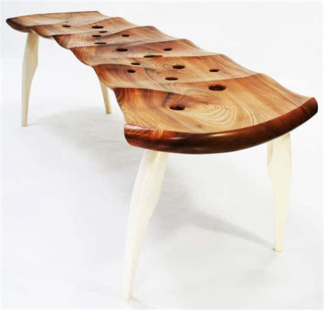 They are made of the best wood products, they are very sturdy, and they come in a large assortment of styles and sizes for the home. Unusual Indoor Benches: 25 Unique Wooden Designs