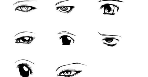 How to Draw Different Manga Eyes, Step by Step, Anime Eyes, Anime