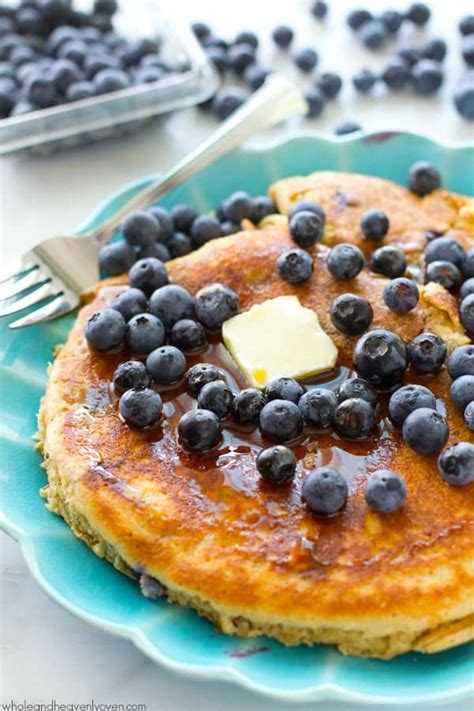 One Big Blueberry Buttermilk Pancake