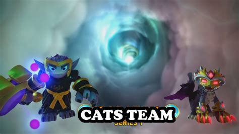 Skylanders Imaginators Mysticat And Scratch Gameplay Cats Team Youtube