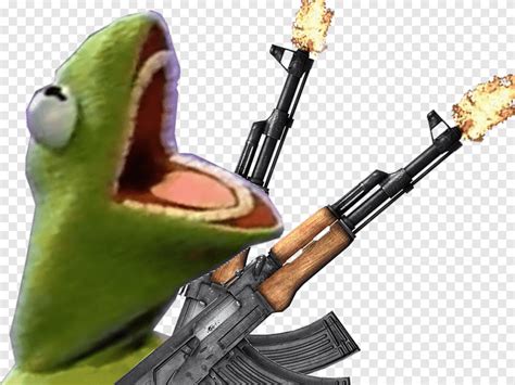 Kermit With Machine Gun Meme Solarpercma