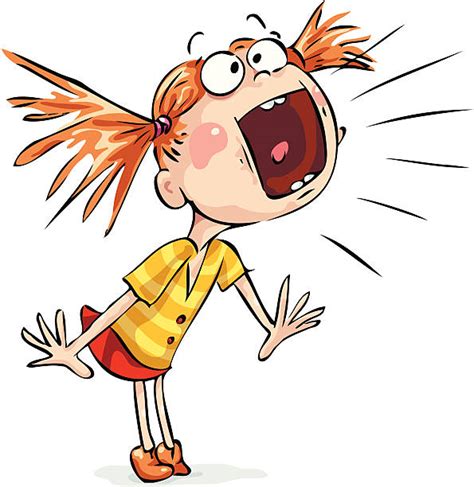 Girl Screaming Illustrations Royalty Free Vector Graphics And Clip Art