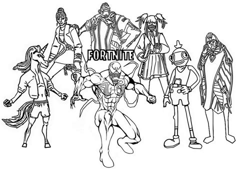 coloriage fortnite saison 8 incubation passe de combat 13