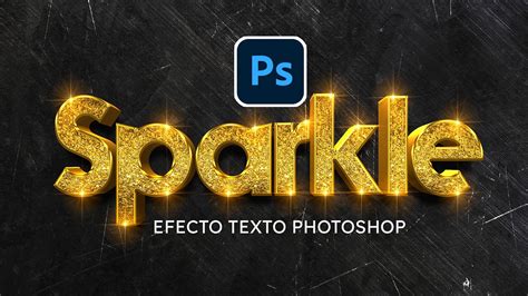 Efecto Texto Dorado Brillante En Photoshop Aprende Facil