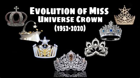The Evolution Of Miss Universe Crown In History 1952 2020 Youtube