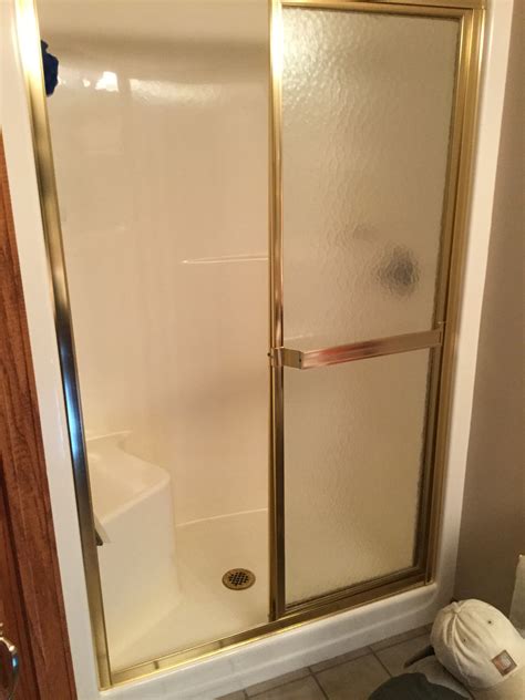 Job completed for Fiberglass Shower to Onyx Walk-In Shower Forest Lake, MN