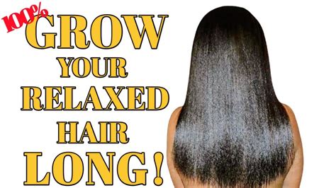 HOW TO GROW LONG HEALTHY RELAXED HAIR Hair Growth Routine For BEGINNERS YouTube