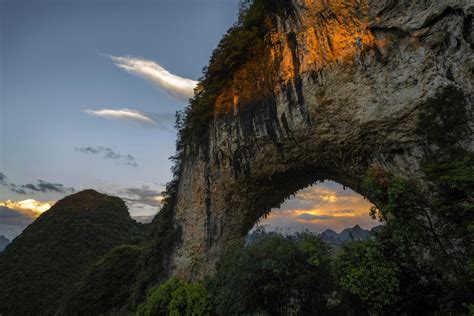 Probably The Most Unique Mountain Ive Visited Moon Hill Yangshuo