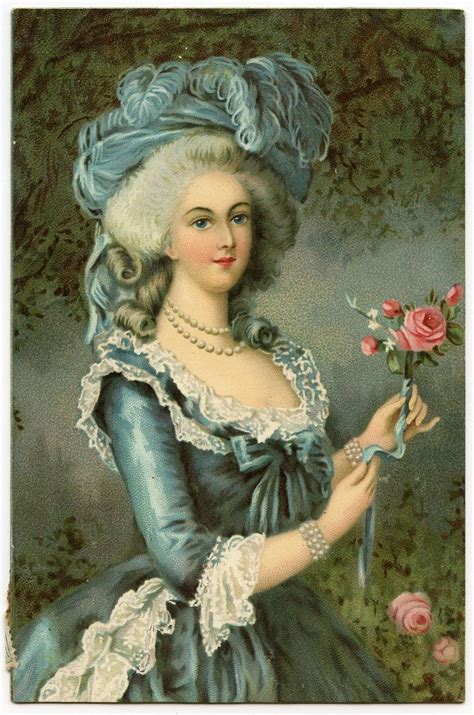 Artist Series Vigee Lebrun Marie Antoinette With The Rose Sold On Ruby Lane