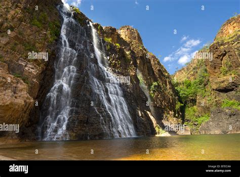 Twin Falls Im Kakadu National Park Stockfotografie Alamy