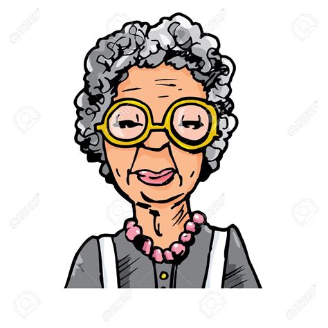 Old Woman Face Clip Art
