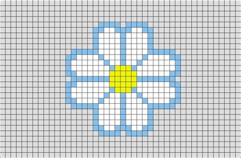 Daisy Pixel Art Pixel Art Pattern Easy Pixel Art Pixel Art