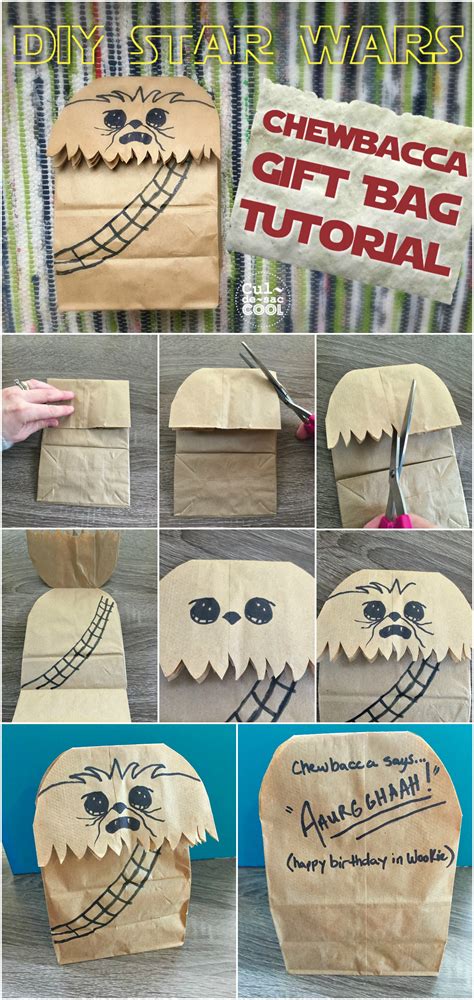 Maybe you would like to learn more about one of these? DIY Star Wars Chewbacca Gift Bag Tutorial
