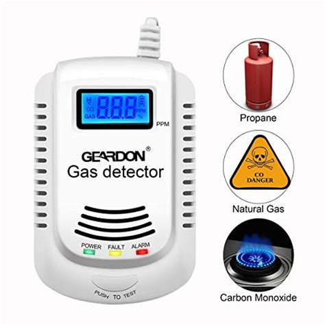 Natural Gas Detector Geardon Plug In Home Gasmethanepropane Alarm