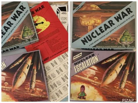 Vtg Flying Buffalo Nuclear War Nuclear Escalation Board Game Lot 5000