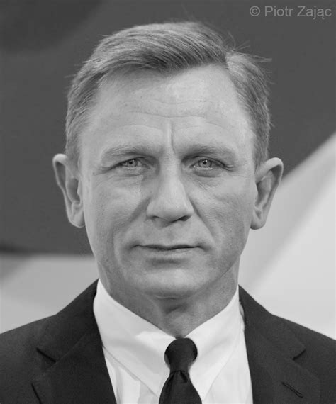 Monochromatic Portraits Of Daniel Craig James Bond