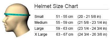 Smith Helmet Sizing Chart