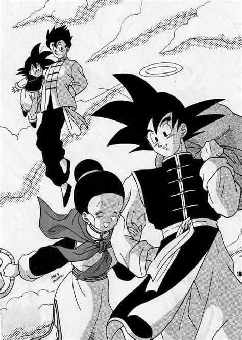 Chichi Goku Gohan And Goten Dragon Ball Z Dragon Ball Super Manga Dragon Ball
