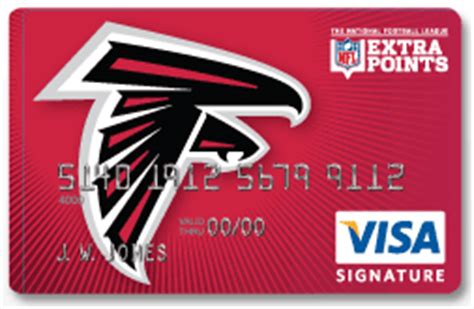 To apply, you may want to have a credit score of 680 or what are the benefits of the nfl extra points card? Benefits and features of Atlanta Falcons Credit Card | NFL ...
