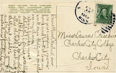 Handwritten Postcards Vintage Printable Ephemera Antique Postcard