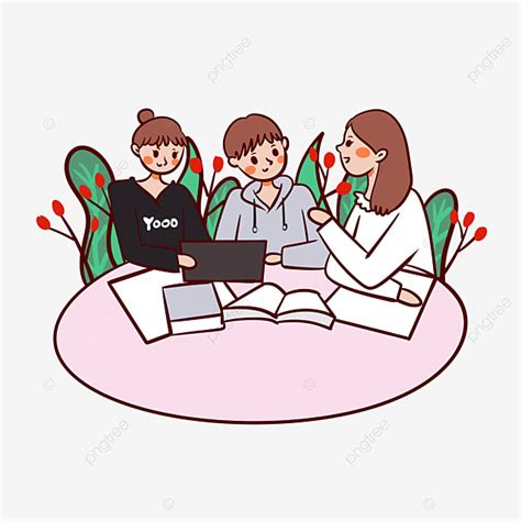 Hard Working Characters White Transparent Cartoon Cute Vector Free