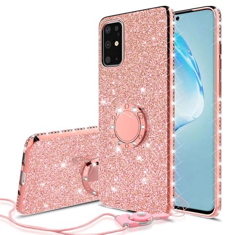 Samsung Galaxy S20 Ultra Case Glitter Cute Phone Case Girls With Kick