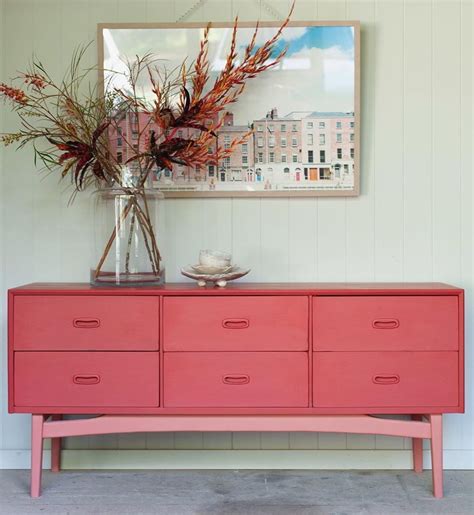 Dusky Pink Chalk Paint® Scandinavian Pink Annie Sloan Painted Furniture Annie Sloan
