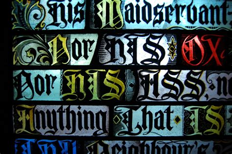 Bad Words In The Stained Glass Demonstrating The Fact That… Flickr