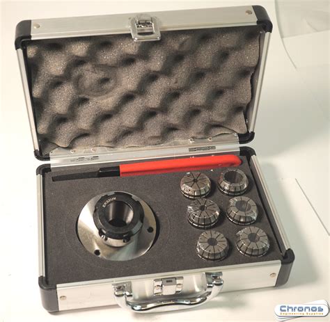 Er32 Collet Set With 80mm Diameter Chuck Chronos Engineering Supplies