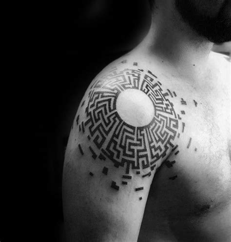70 Epic Maze Tattoo Designs For Men 2023 Inspiration Guide Maze
