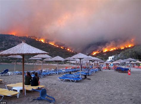 Nasa Satellite Captures Intense Smoke From Chios Wildfires As Greek