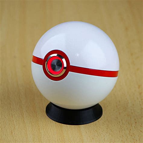 Pokeball Premier Ball Realistic On And Off Led Etsy Uk