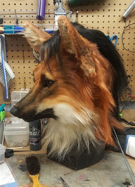 Maned Wolf Head Completed — Clockwork Creature